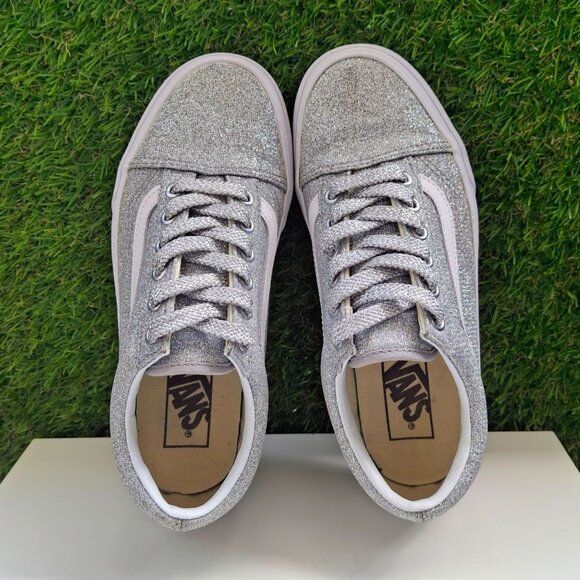 Vans Glitter Old Skool Sneaker Sz 7 - Picture 6 of 9